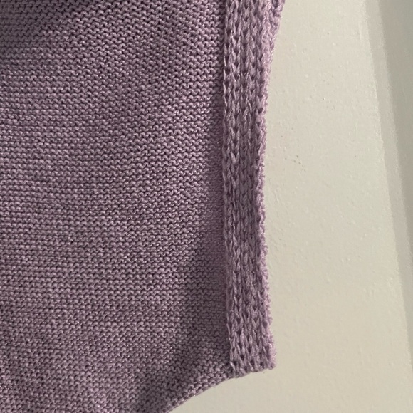 a.n.a Lavender Knit Top in size medium - Picture 6 of 11
